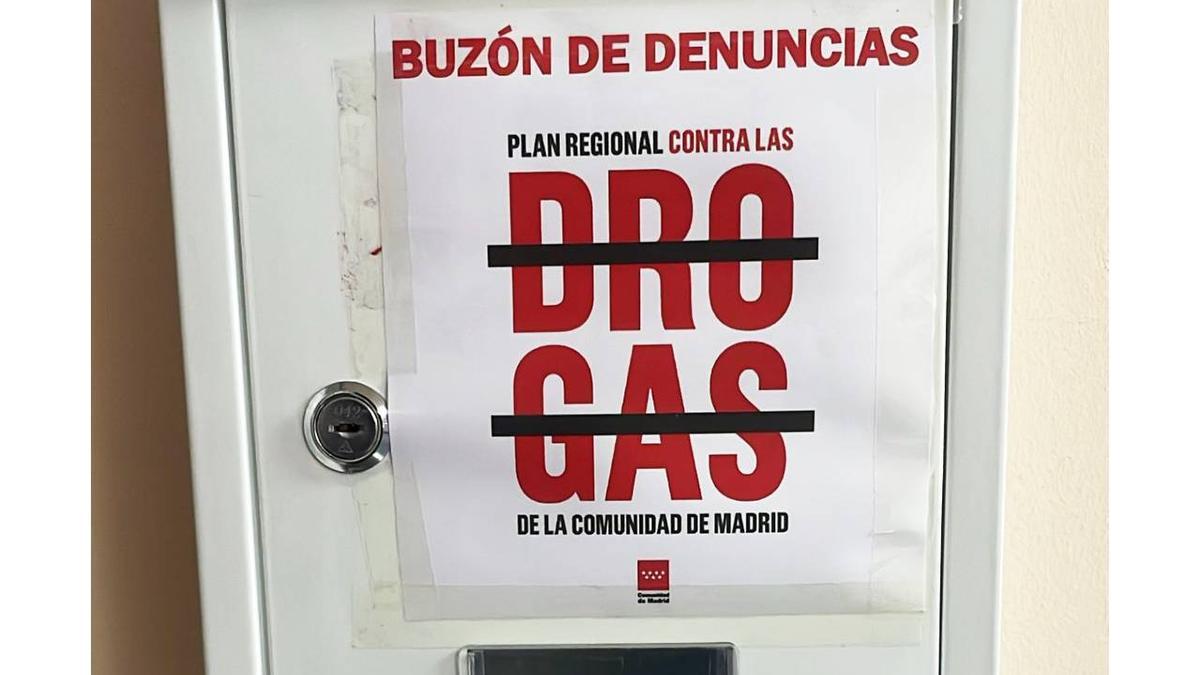 El buzón de la Comunidad de Madrid para denunciar a compañeros de instituto que fumen porros apenas recibe denuncias