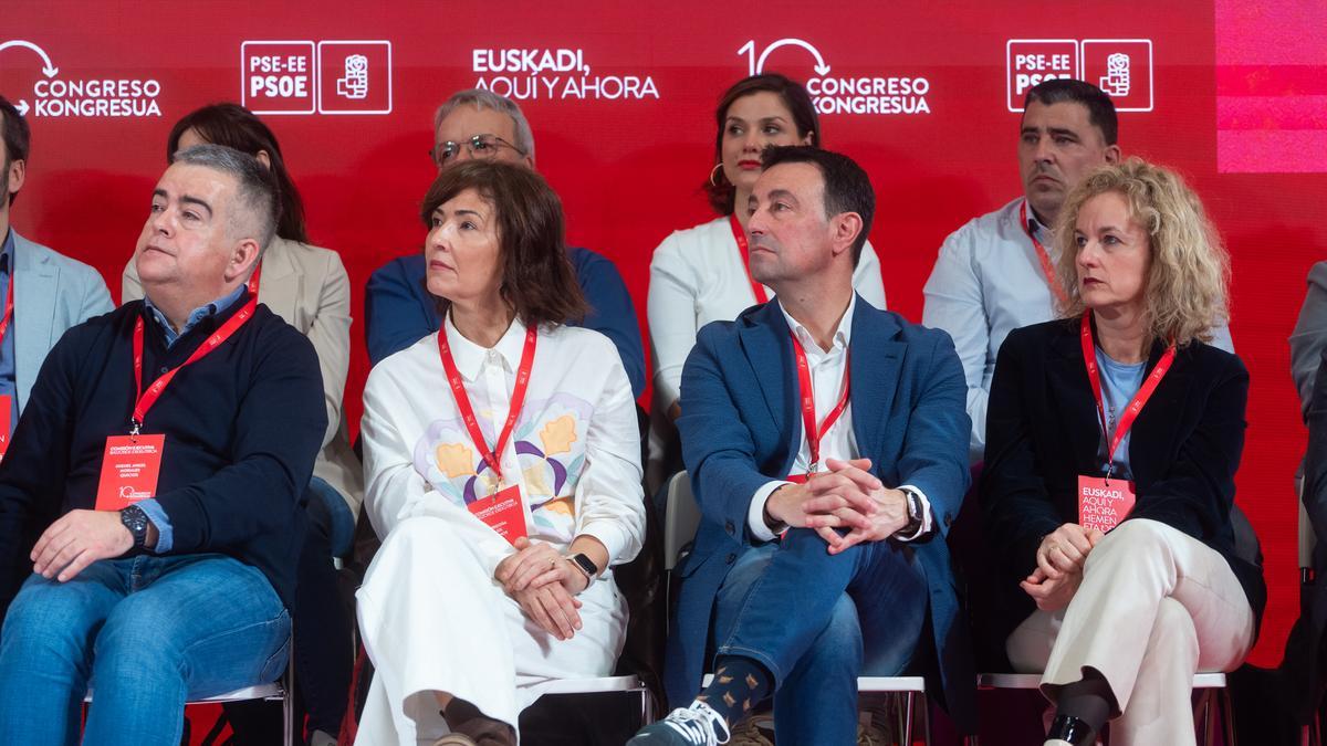 Andueza apuesta por la continuidad y por los consejeros socialistas del Gobierno de Pradales para su segunda ejecutiva