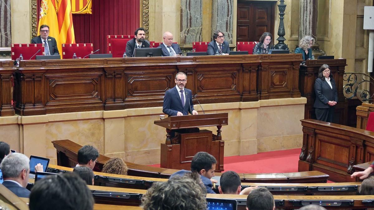 El Tribunal de Estrasburgo avala que el Constitucional impidiera debates en el Parlament