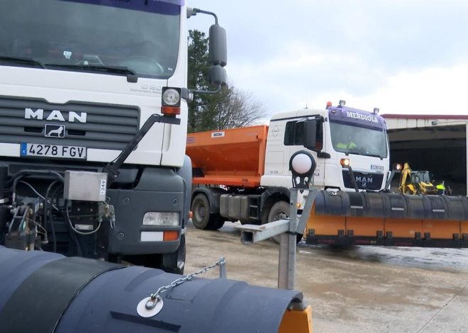 Euskadi activa avisos amarillos por nieve y heladas para el fin de semana y el lunes