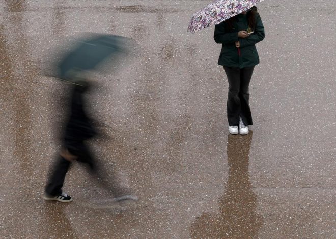 La Aemet anuncia un día de tregua a la espera de la borrasca Martinho, aunque la lluvia sigue en buena parte del país