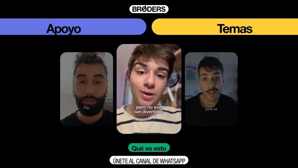 Bróders, la plataforma que busca mitigar el auge de la ‘manosfera’: «Los jóvenes se sienten solos y desconcertados»