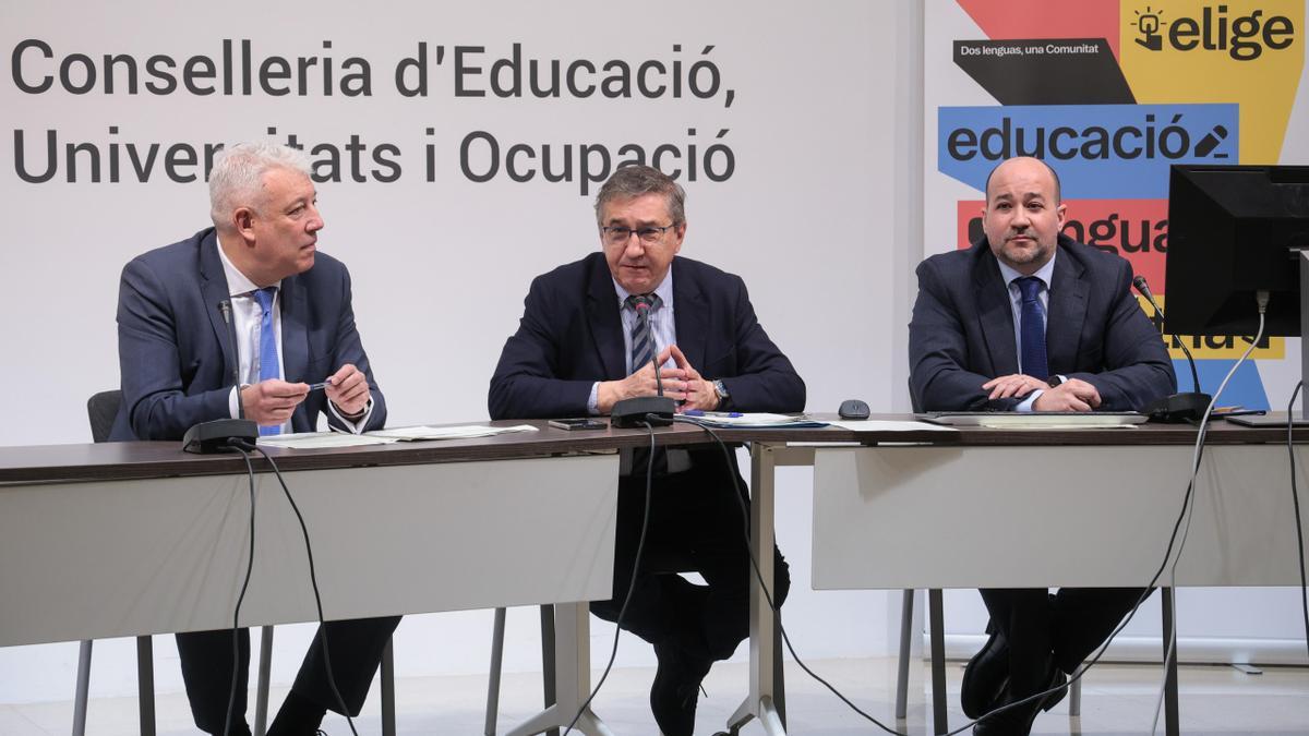 La Generalitat ve un «gran éxito» en la consulta sobre el valenciano y el castellano: más del 40% de las familias no sabe en qué lengua estudiarán sus hijos