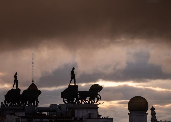 La borrasca Laurence no cesa en Madrid: tormentas y aviso amarillo por fuertes lluvias