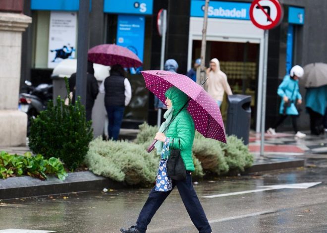 La borrasca Martinho da sus últimos coletazos: la Aemet activa avisos en siete comunidades por lluvia y nieve