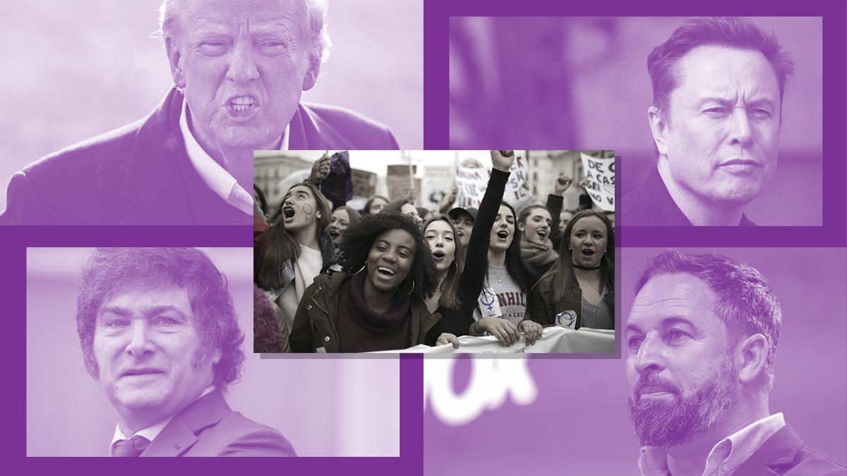 El 8M, frente a un mundo que se escora hacia la derecha y el antifeminismo