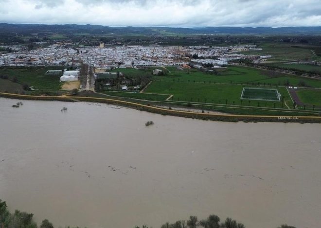 Un desaparecido en Málaga, desalojos en Sevilla y 10 ríos en nivel rojo en Andalucía en puertas de que llegue otro temporal