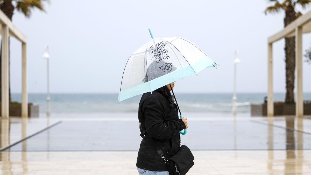 La Aemet advierte de que lo peor del temporal de lluvia se concentrará hoy en la Comunitat Valenciana y activa avisos en estas zonas