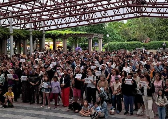 Bilbao se echa a la calle para condenar el asesinato de una niña de 13 años: «La violencia vicaria es violencia machista»