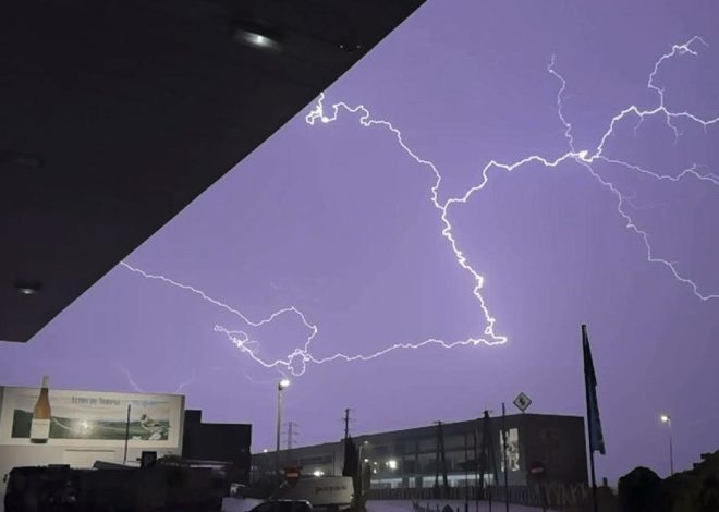 Las tormentas dejan más de 5.300 rayos en las últimas horas en la Península