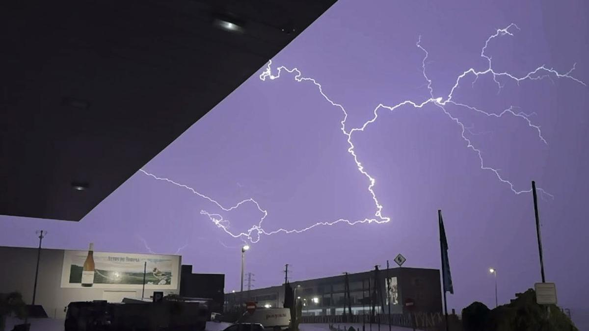 Las tormentas dejan más de 5.300 rayos en las últimas horas en la Península