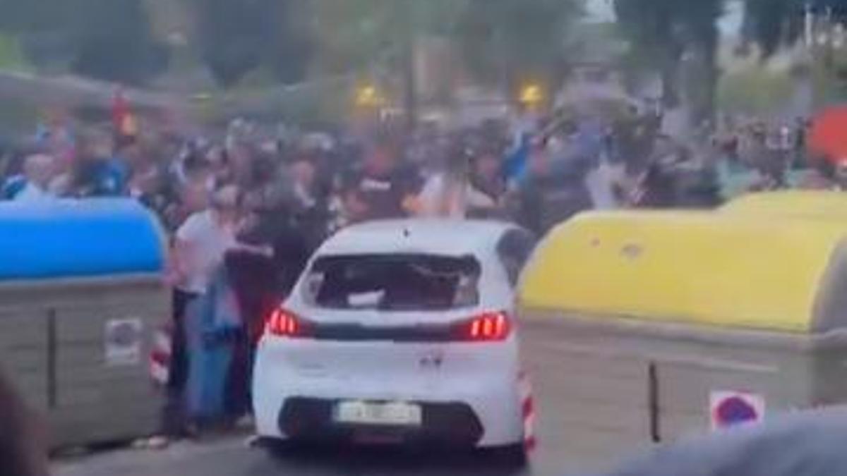 Una decena de heridos leves en un atropello cerca del estadio del Espanyol antes del partido contra el Barça