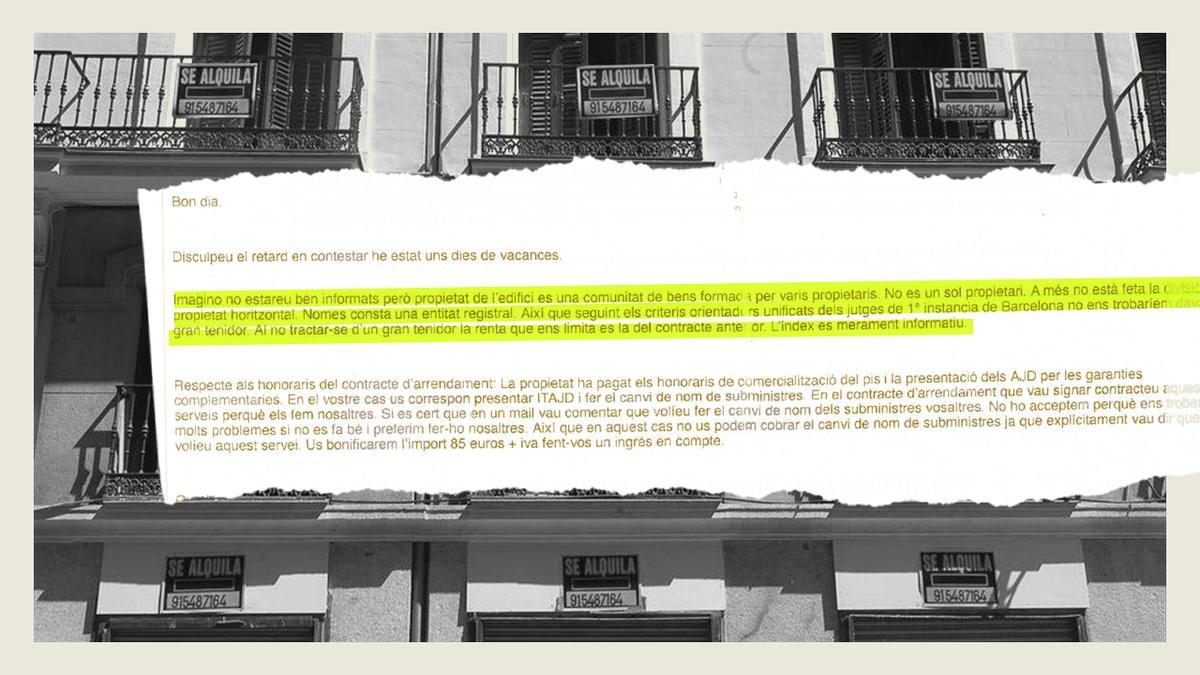 Cuando los dueños de un edificio entero se hacen pasar por pequeños caseros para sortear el tope al precio del alquiler