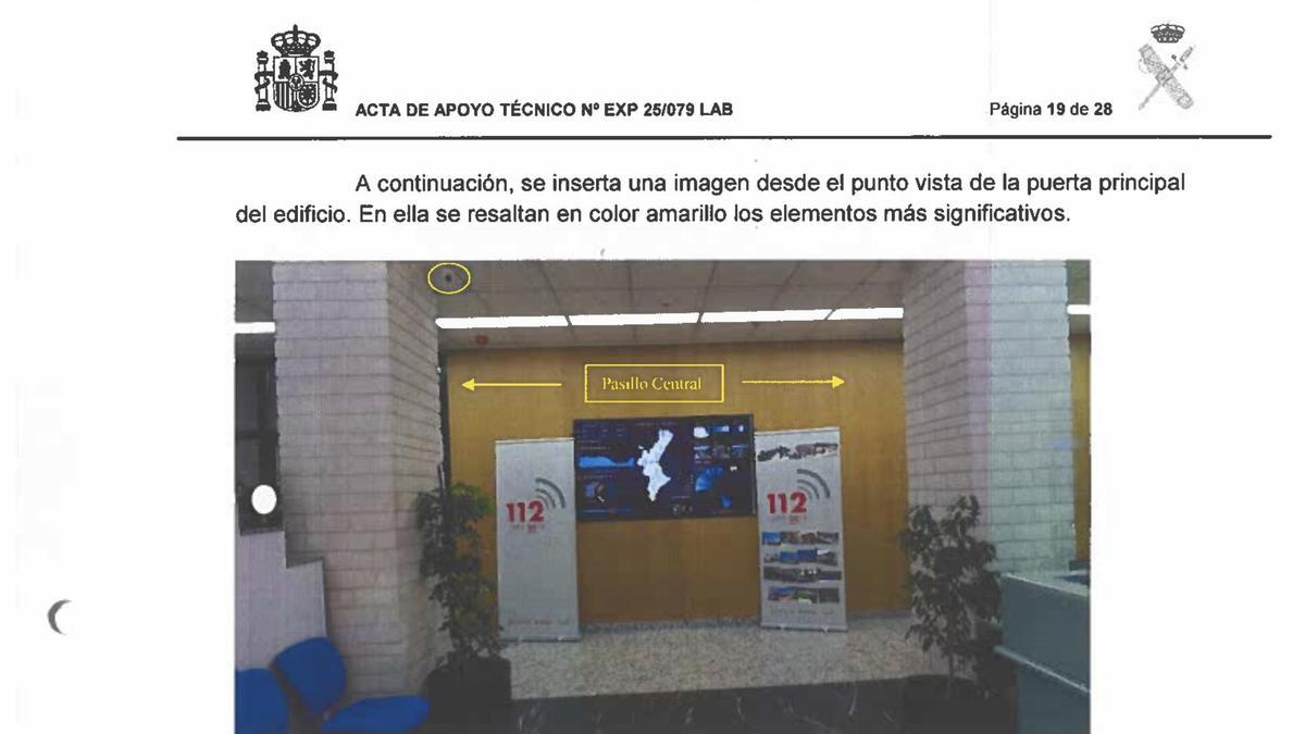 La Guardia Civil confirma a la jueza de la DANA que el edificio del Cecopi cuenta con una pantalla con las llamadas al 112