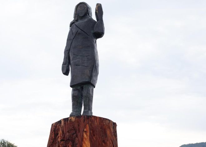 Eslovenia investiga la misteriosa desaparición de la estatua de Melania Trump