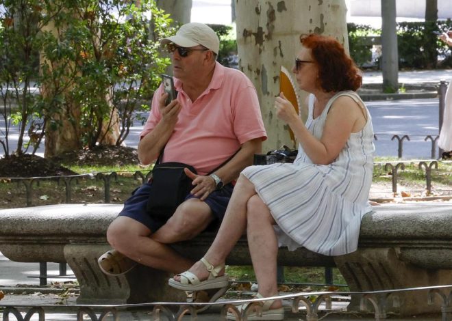 La nubosidad y tormentas aisladas no aminoran el calor en Madrid: alerta amarilla en el sur de la Comunidad