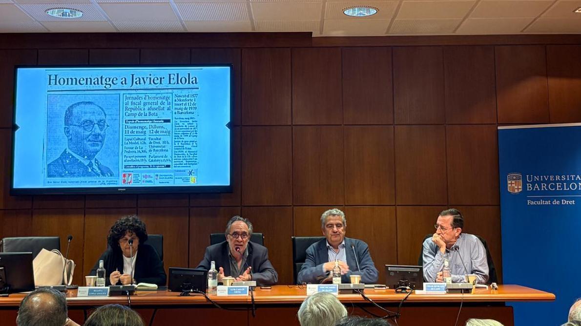Juristas recuerdan a Javier Elola, fiscal de la República fusilado por el franquismo: «Sentó las bases de la Justicia moderna»