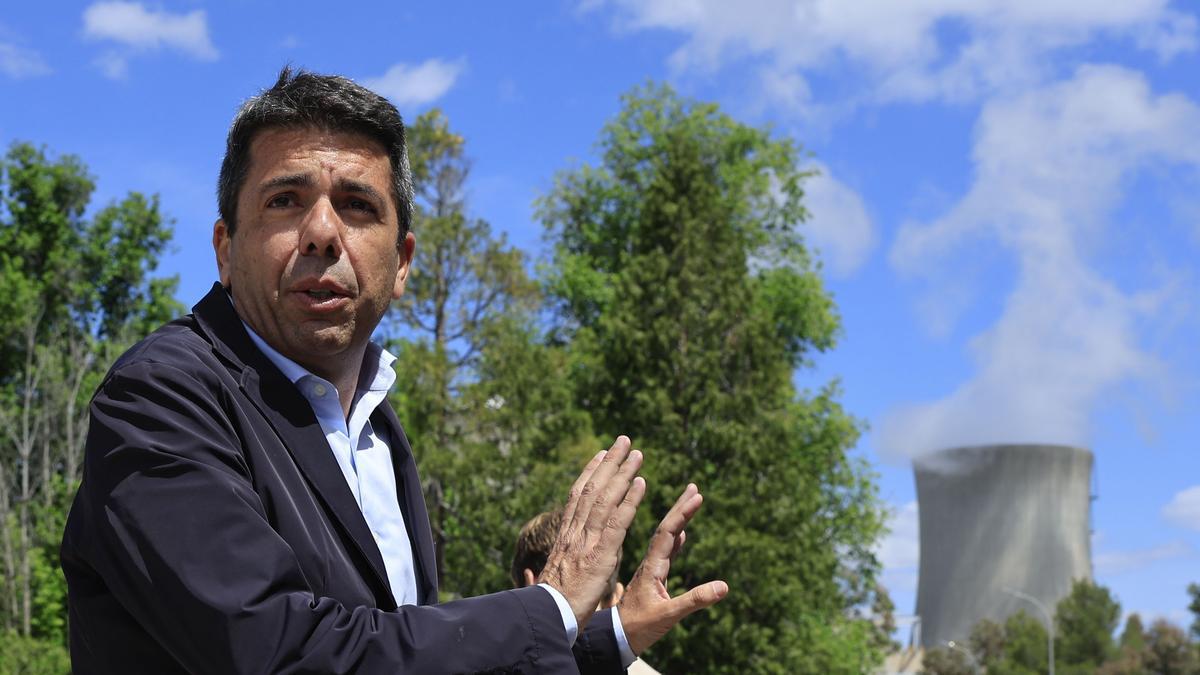 Mazón anuncia la eliminación de tasas autonómicas y ‘ecotasas’ a la energía nuclear