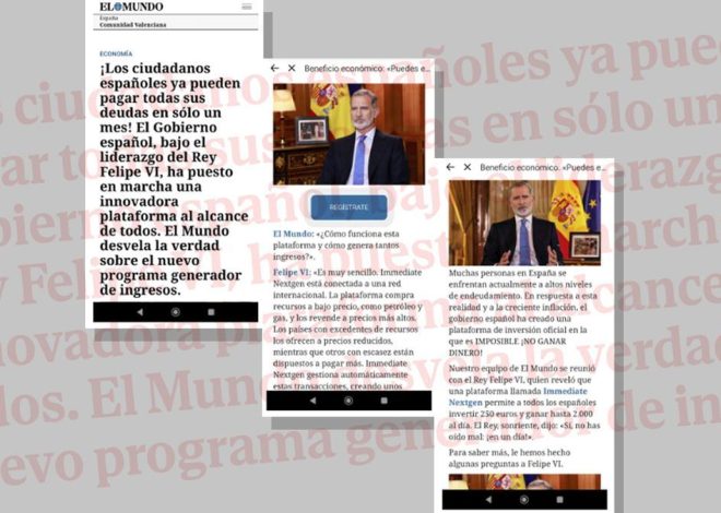 Felipe VI, el último gancho de la campaña de suplantaciones para promocionar estafas cripto