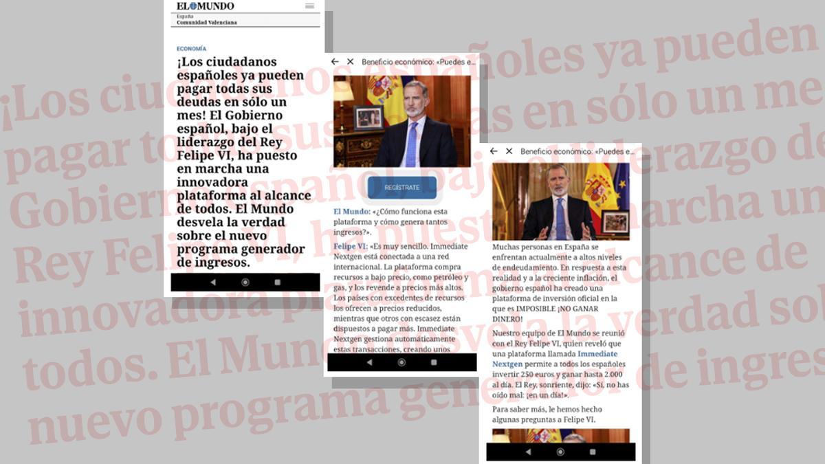 Felipe VI, el último gancho de la campaña de suplantaciones para promocionar estafas cripto