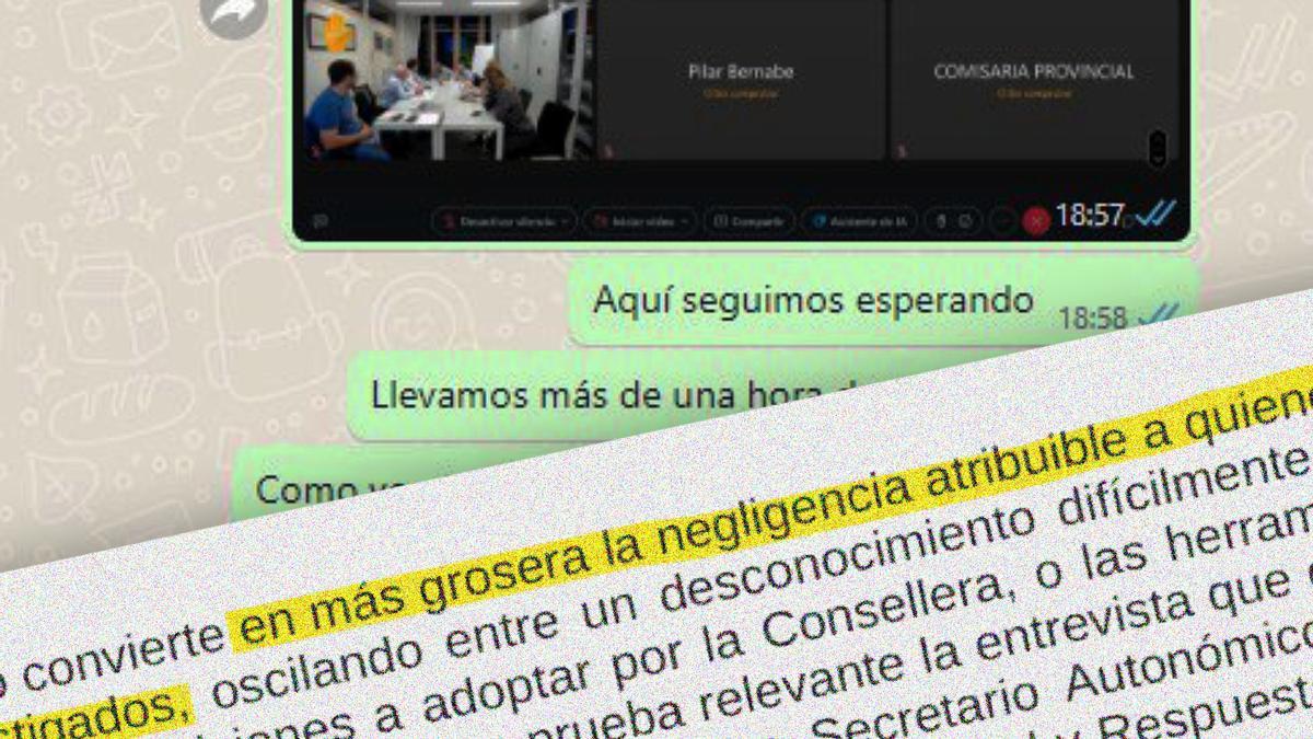 La jueza de la DANA estrecha el cerco de la «grosera negligencia» de Salomé Pradas con la inexplicable pausa del Cecopi