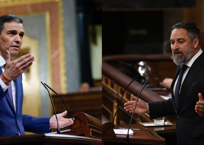 Abascal se queja de las multas a Vox por donaciones irregulares y Sánchez le recuerda: «No es la venta de pulseritas, son más de 6 millones»