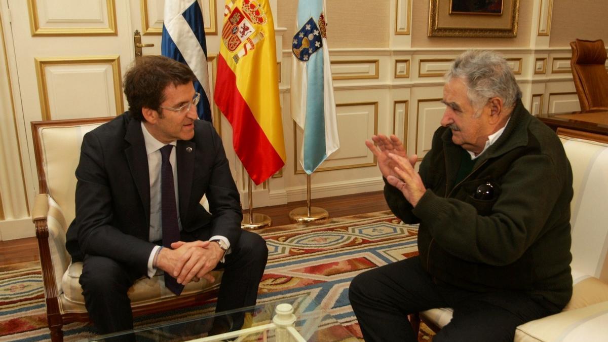 Feijóo despide a Mujica: «Desde la discrepancia ideológica, fue una persona cordial y hospitalaria»