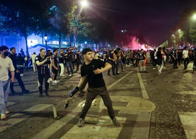 Dos muertos y más de 550 detenidos en las celebraciones de la Champions del PSG en Francia