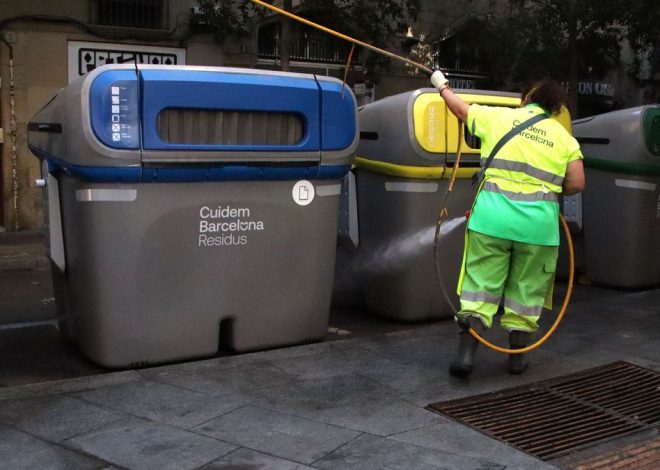Muere una trabajadora del servicio de limpieza municipal en Barcelona en plena ola de calor