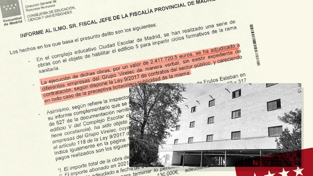 El constructor que denunció el caso FP declara que el gobierno de Madrid le encargó una decena de centros sin contrato
