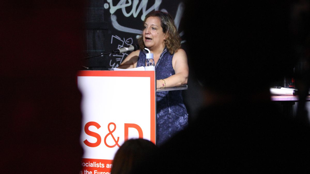Iratxe García, jefa de los socialdemócratas en la Eurocámara, desde Budapest: «Prohibir el Orgullo es una vergüenza europea»