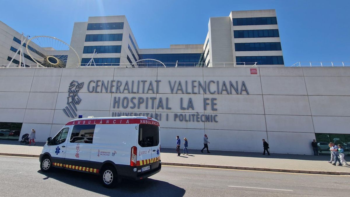 Una paciente muerta y cuatro fugados en un incendio en el ala de psiquiatría del hospital La Fe de València