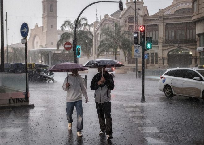 La dana descargará hoy con fuerza y la Aemet activa avisos por tormentas en nueve comunidades