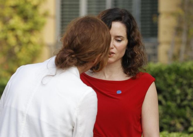 Ayuso niega la mano a Mónica García en la conferencia de presidentes: «¿Seguro que quieres saludar a una asesina?»