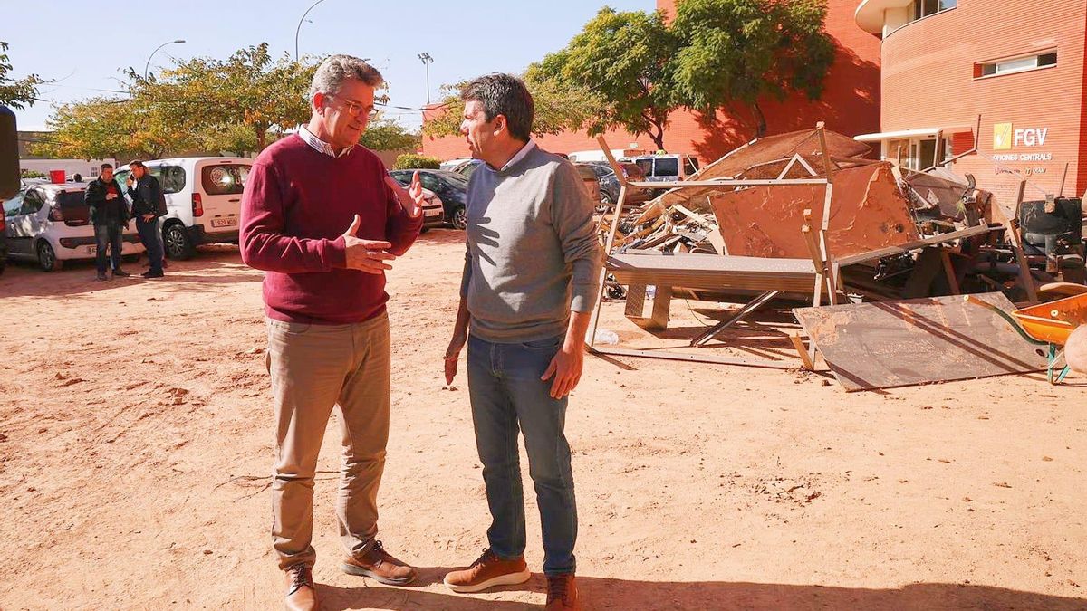 Mazón adjudica a dedo a un condenado en Gürtel el contrato de la obra de la pasarela peatonal del barranco del Poyo