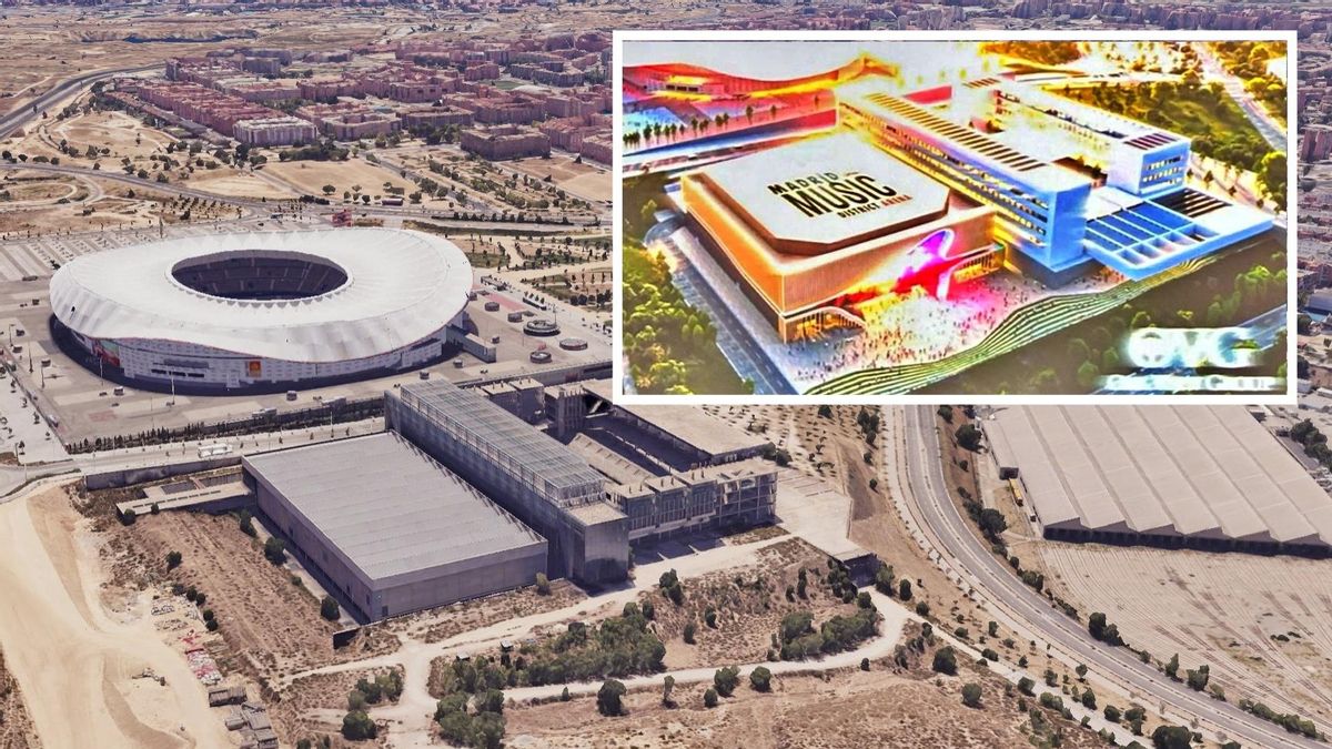 El Atlético de Madrid desvela un proyecto con pabellón para 20.000 espectadores sobre suelo público cedido por Almeida