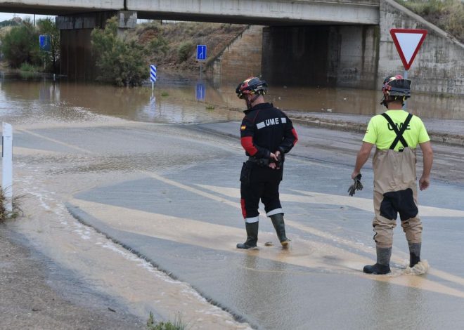 La Aemet eleva la alerta por fuertes lluvias a nivel rojo en el Bajo Aragón y en Lleida