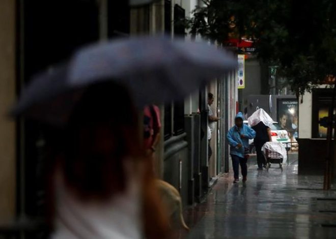 La dana deja tormentas en la Sierra el sábado y descenso de temperaturas para el fin de semana en Madrid