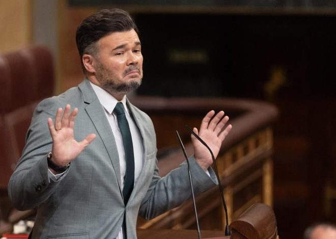 Rufián pone en evidencia a Esperanza Aguirre al recordarle el Tamayazo: «No como tú»