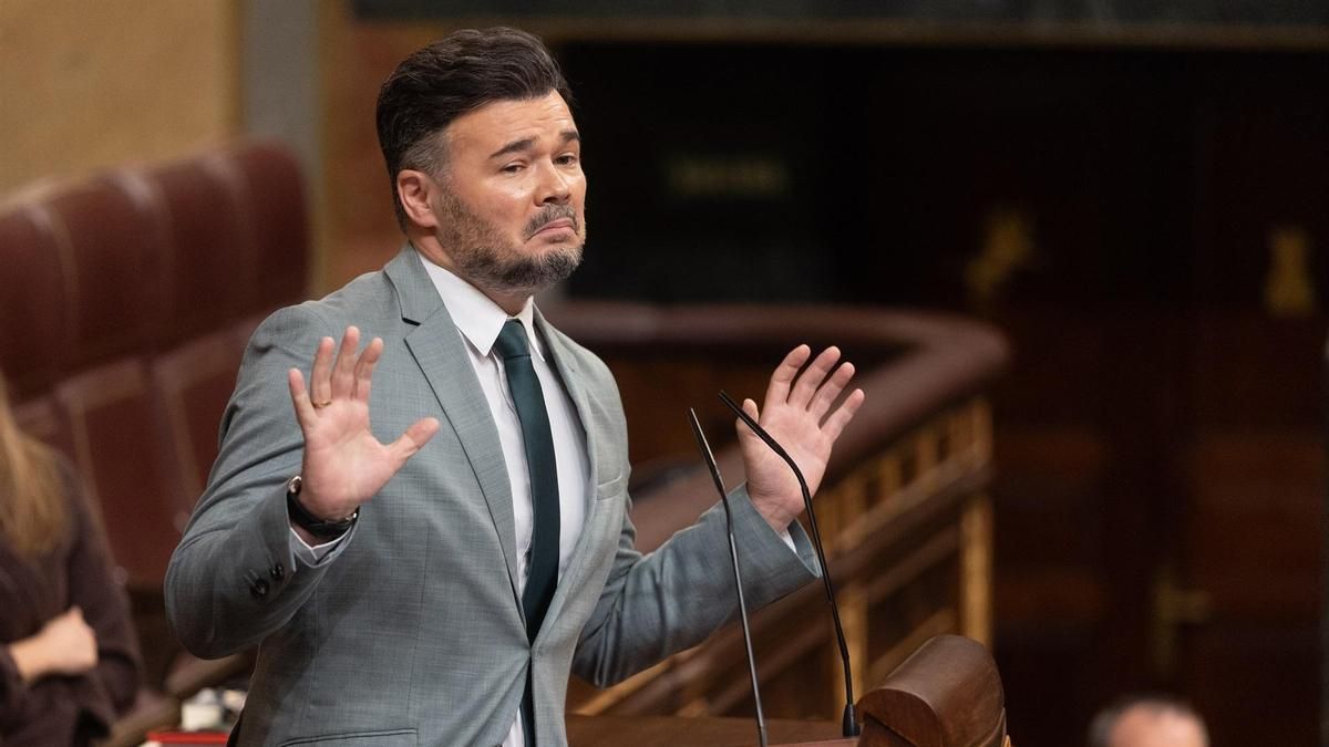 Rufián pone en evidencia a Esperanza Aguirre al recordarle el Tamayazo: «No como tú»