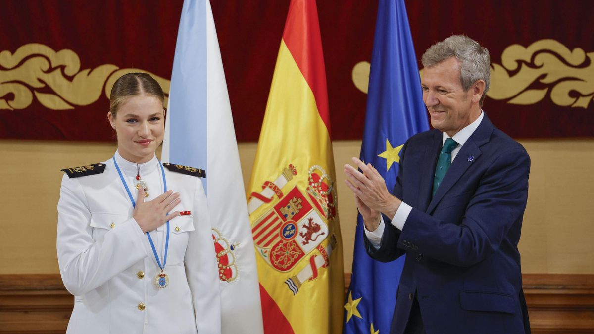 Furanchos, morriña y Los Limones: los tópicos de la princesa Leonor para recibir la Medalla de Ouro de Galicia