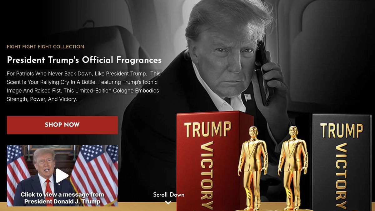 Trump (también) usa la presidencia para vender sus propios perfumes: «Representan la victoria, la fuerza y el éxito»