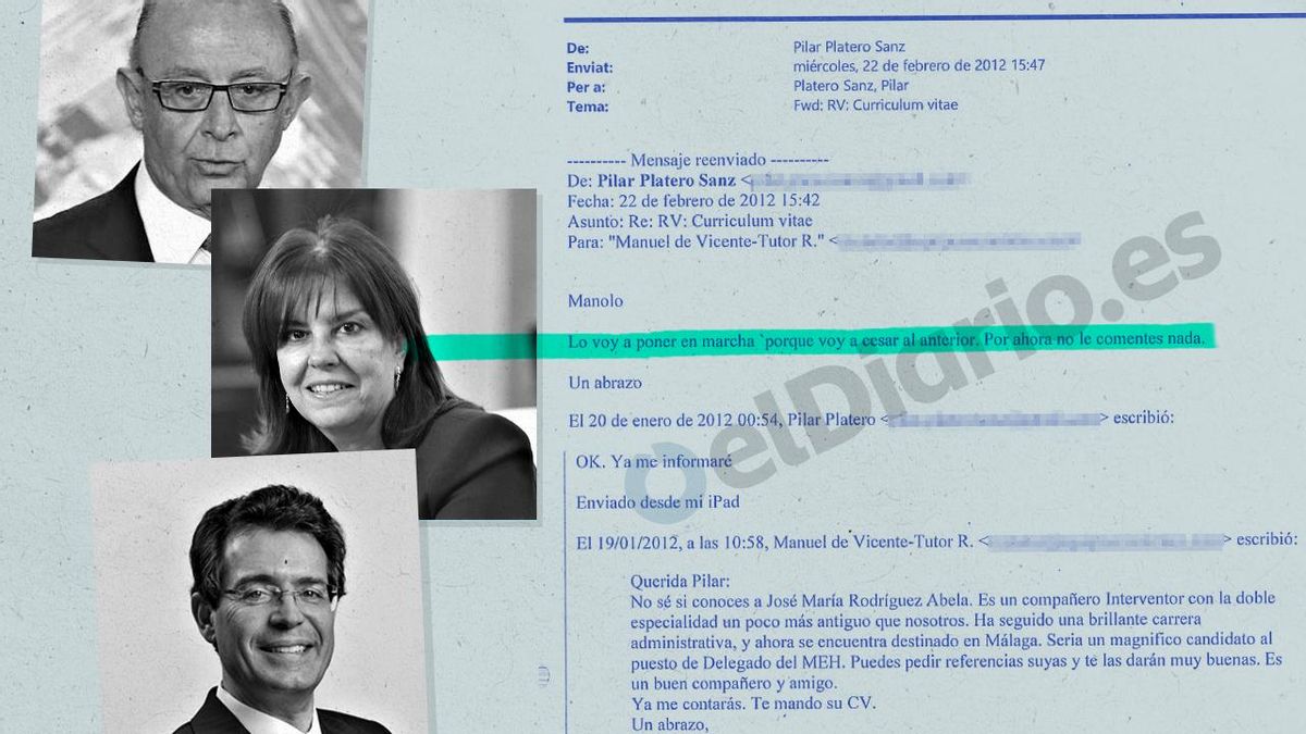 Una alto cargo de Montoro nombró delegado de Hacienda a un «amigo» de un socio de Equipo Económico: «Voy a cesar al anterior»