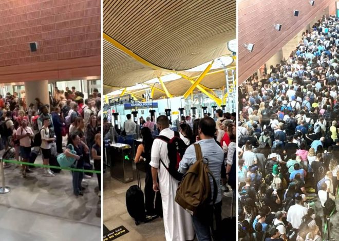 Colapso de la T-4 y colas infinitas en Barajas para las salidas de verano pese al refuerzo policial: «Hay repunte de vuelos»