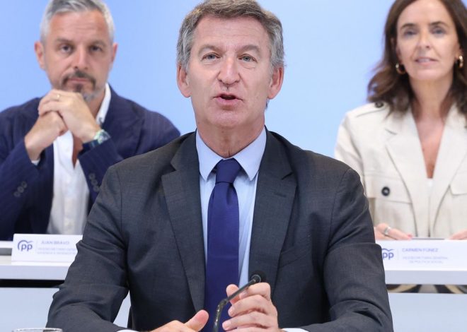 Feijóo insiste en su discurso contra la inmigración: «Tenemos derecho a un país seguro, en el que impere la ley»