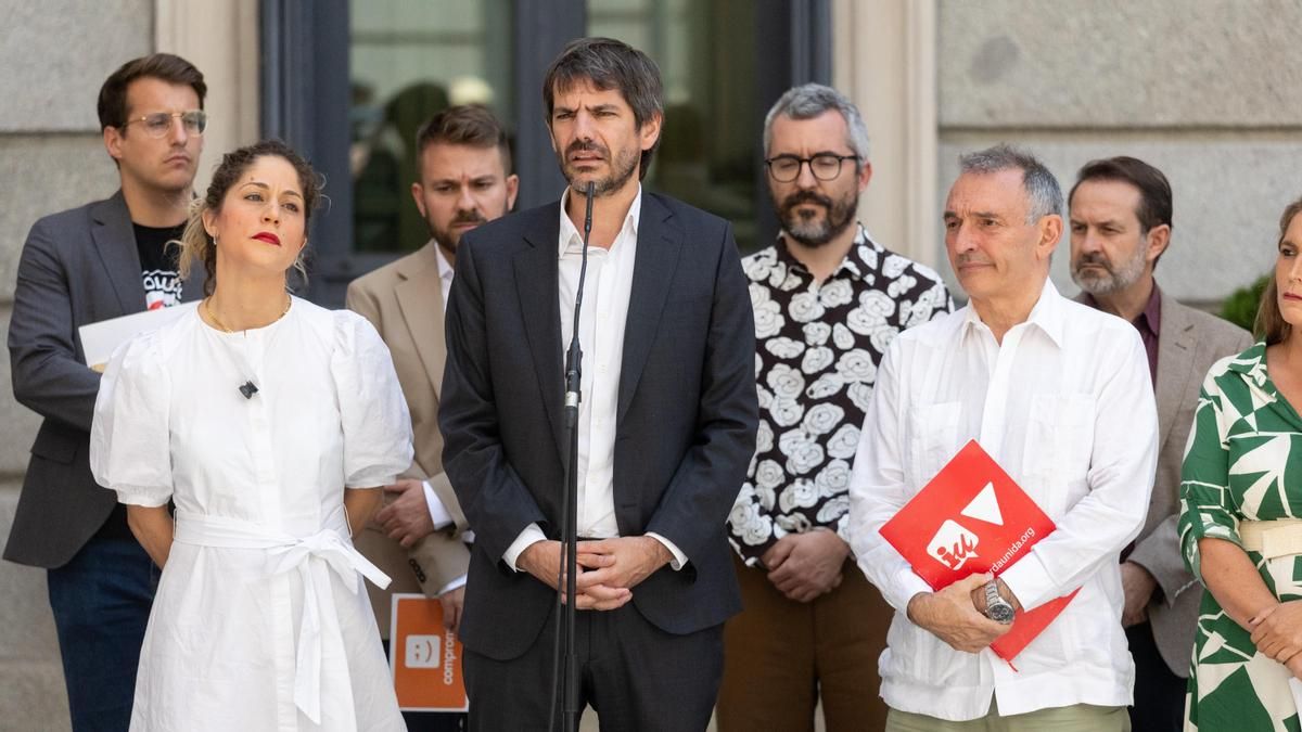 Sumar presiona al PSOE para exigir medidas antes de la comparecencia de Sánchez