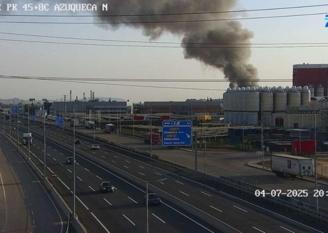 El incendio en una empresa de baterías de litio pone en alerta a la provincia de Guadalajara
