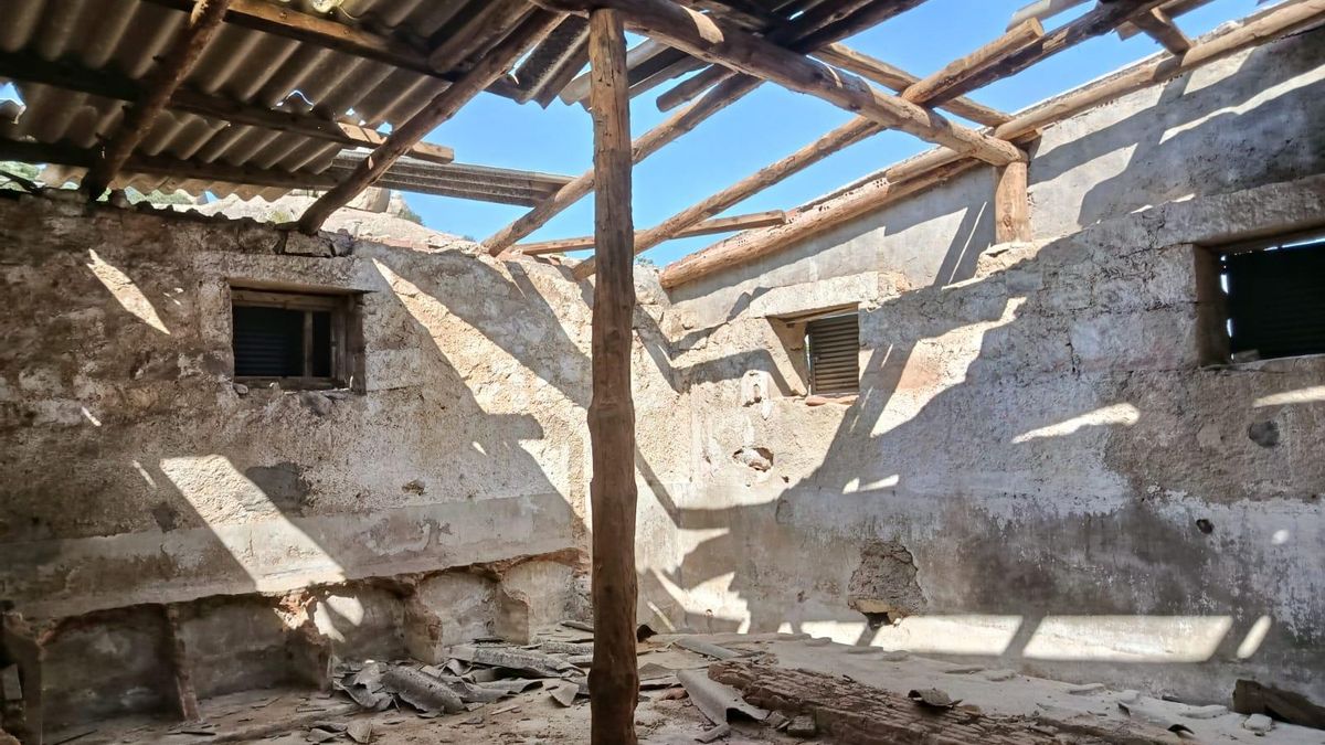 Una tormenta derrumba el techo del único destacamento penal franquista visitable de España