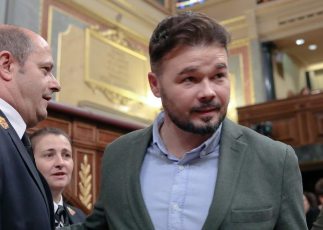 Rufián insiste en la unión de la izquierda plurinacional después de que ERC lo descarte: «Menos pureza y más cabeza»