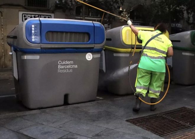 Otros tres trabajadores de la limpieza de Barcelona, derivados a centros sanitarios por posibles golpes de calor